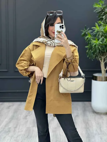 بارانی پشت و آستین گت