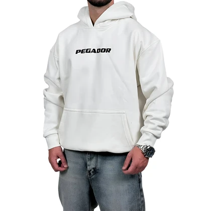 هودی پنبه سه نخ سفید مدل پگادور