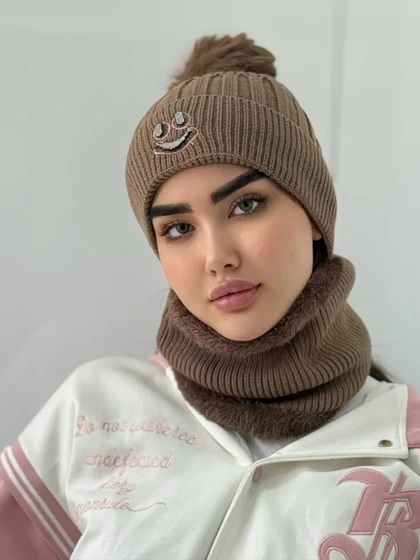 شال و کلاه رینگی لبخند