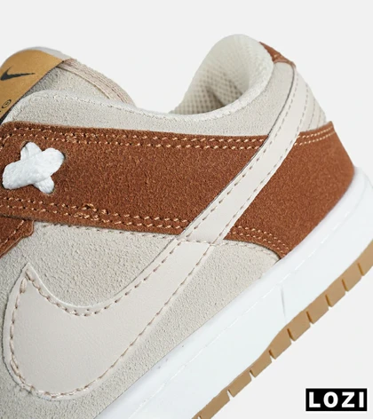 کفش کتانی مردانه و زنانه کرم قهوه ای نایک NIKE SB Dunk مدل 7647