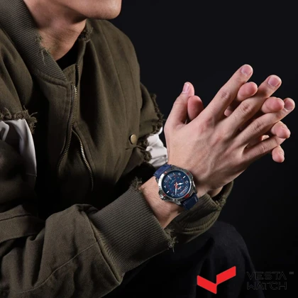 ساعت مچی مردانه نیوی فورس NAVIFORCE مدل NF9204N S/BE/BE