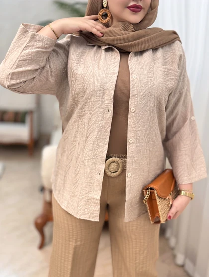 شومیز مانتویی جولی 3288