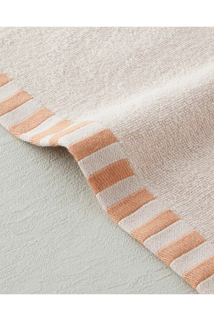 حوله دست English Home مدل Stripe Edge پنبه‌ای