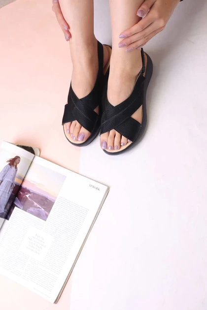 کفش صندل رکابدار زنانه کد 2218