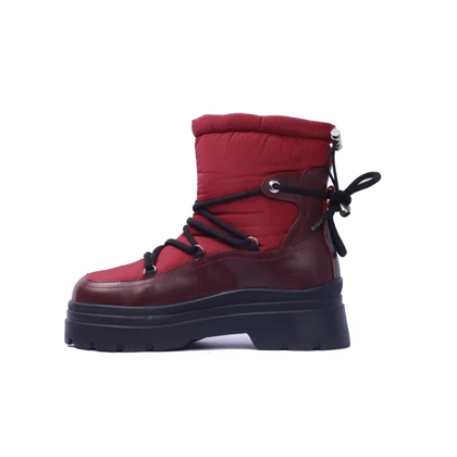 نیم بوت کاپشنی برشکا مشکی کد 1628