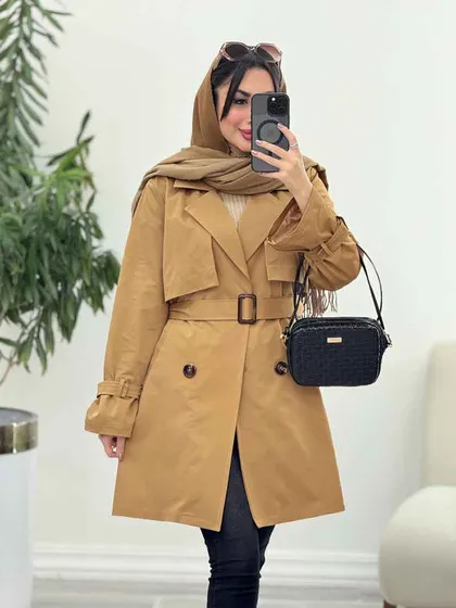 بارانی پشت ژیله پاگن دار