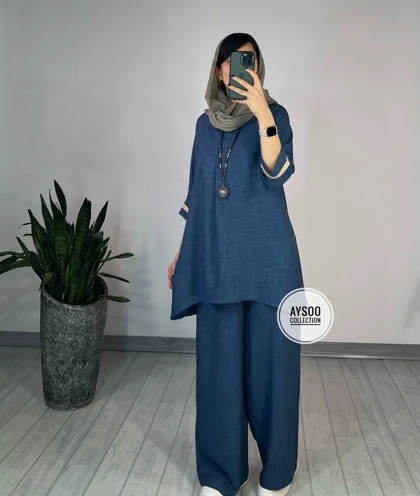 ست مانتو و شلوار فروزان