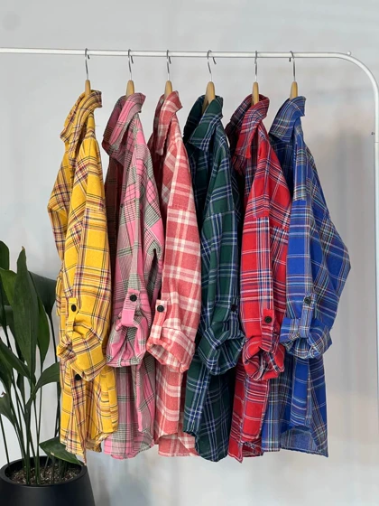 مانتو چهارخونه ویدا