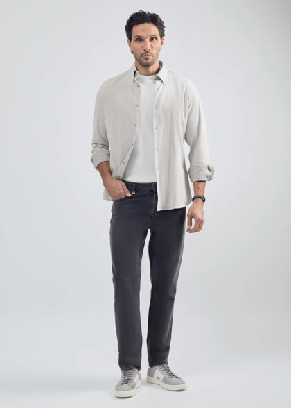 پیراهن یقه دکمه دار 2520102