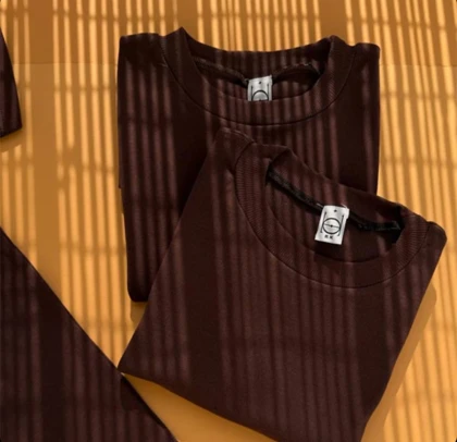 تیشرت قواره دار قهو ای