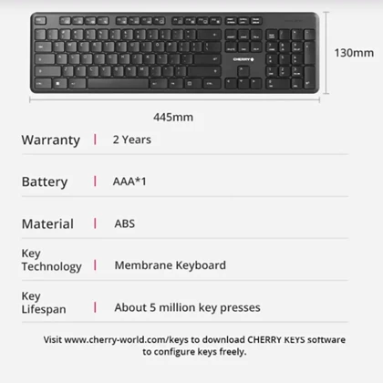 ست موس و کیبورد بی سیم چری DW-2300