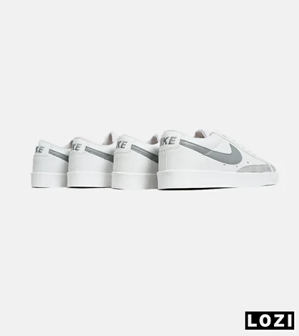 کفش نایک مردانه و زنانه سفید طوسی Nike Blazer Low 77 مدل 6925
