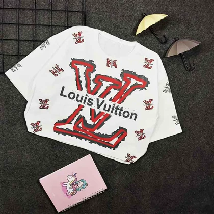 کراپ دخترانه LV