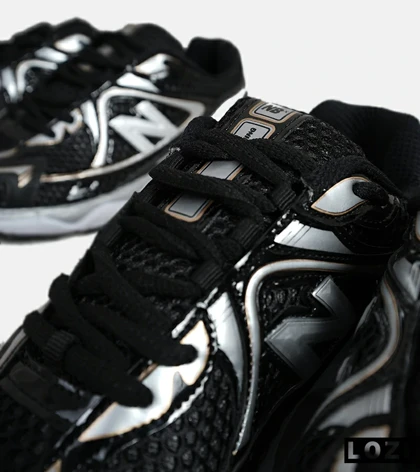 کفش کتانی مردانه و زنانه مشکی نقره ای NEW BALANCE 1064