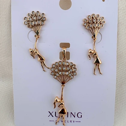 نیم ست دخترک بالون دار ژوپینگ بدون زنجیر