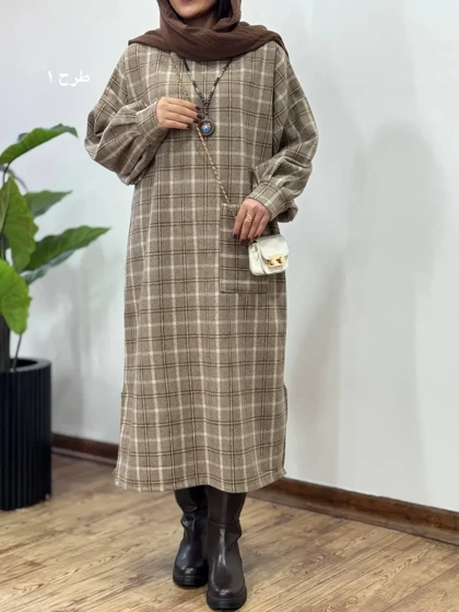 کفتان بلند پشمی آیسو مهسا