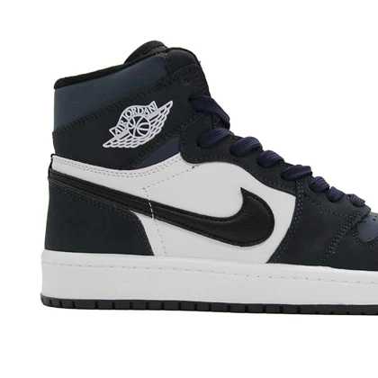 کتانی مردانه جردن 1 سرمه ای مشکی کد 6624