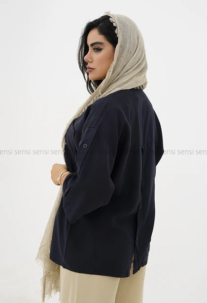 شومیز زنانه لایوسل دوجیب کد1006329