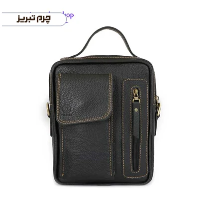 کیف دوشی چرم مدل ساسان BMJ20