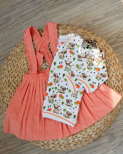 ست سارافون و بلوز دخترانه