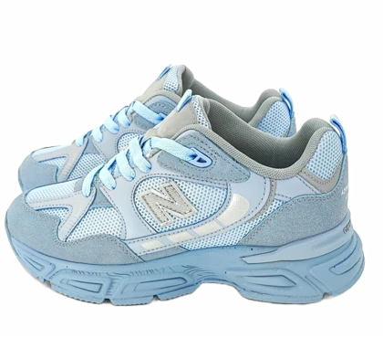 کفش اسپرت زنانه و پسرانه مدل نیوبالانس new balance آبی کد 367