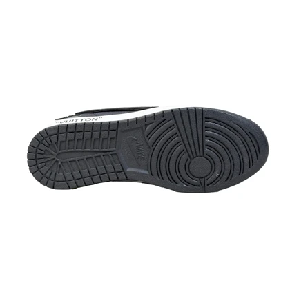 کتانی اسپرت مردانه مدل نایک Nike ویتون رنگ مشکی طوسی کد 51390