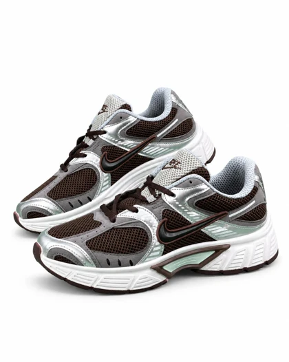کفش کتانی زنانه رانینگ مدل نایکی V5 طوسی موکا Nike V5