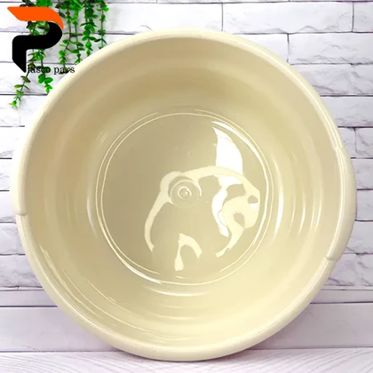 لگن گرد ترمه 2 گلد