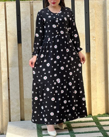 پیراهن نخ بابونه 6098