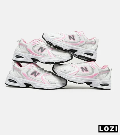 کفش کتانی زنانه سفید صورتی NEW BALANCE 530