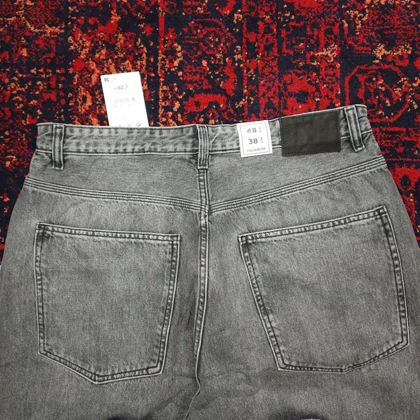 شلوار جین فول بگ بدون جنسیت pull & bear کد 189