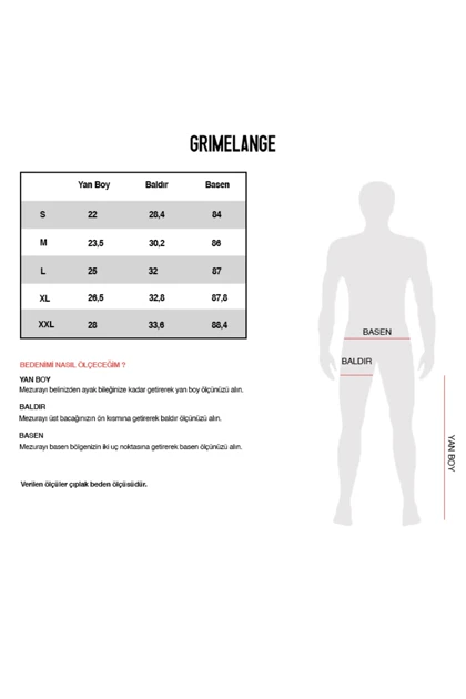 شلوار گرمکن مردانه اورجینال گریملانژ grimelange