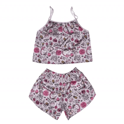 ست تاپ و شلوارک مدل 222