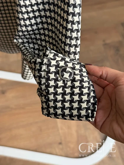 شومیز دکمه مخفی پیچازی