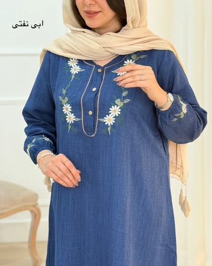 پیراهن مانتویی بابونه کد محصول 1661