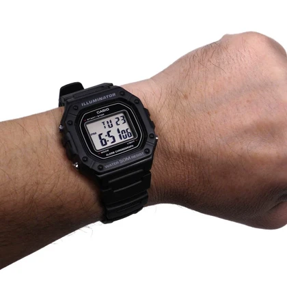 ساعت اسپرت کاسیو مدل CASIO W-218H-1BVDF
