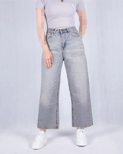 شلوار جین دخترونه رگولار THREE JEANS 19007