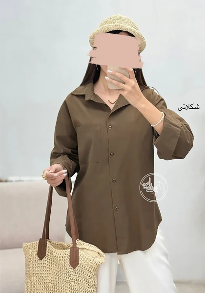 شومیز مانتویی مرجان