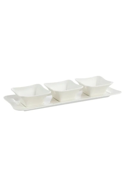 بشقاب پذیرایی Bone China Madame Coco مدل New Petit Concept - چندرنگ