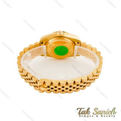 ساعت رولکس زنانه طلایی صفحه مشکی Rolex-4524-M-L