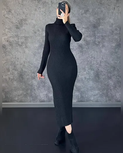 پیراهن بافت بغل چاک