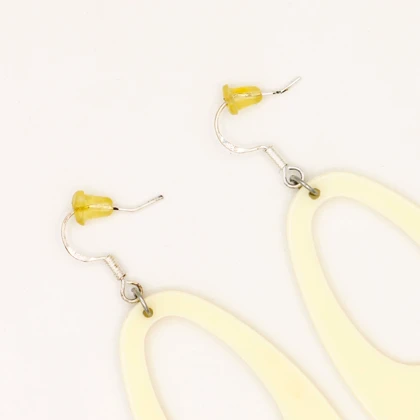 گوشواره دخترانه فانتزی مدل بیضی