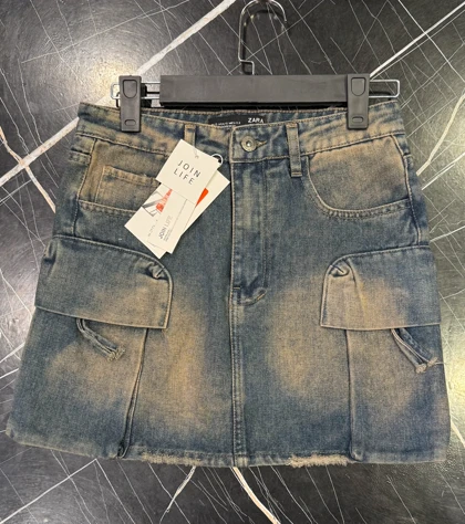 دامن کوتاه جنس جین