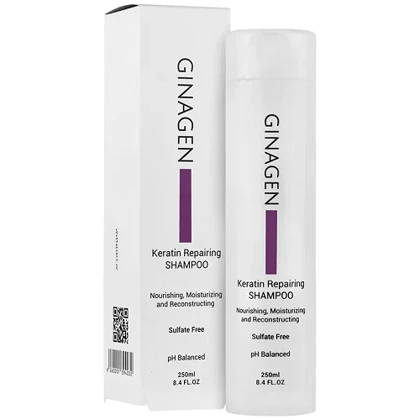 شامپو بعد از کراتین و ترمیم کننده ژیناژن 250 میل