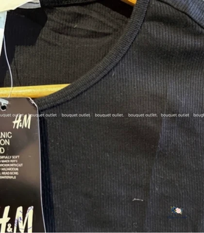 تیشرت مشکی کبریتی H&M
