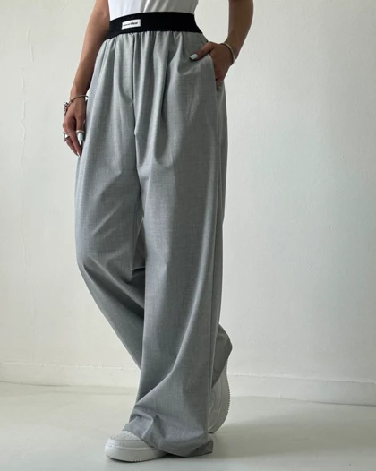 شلوار بگ کمر کش کد 200213