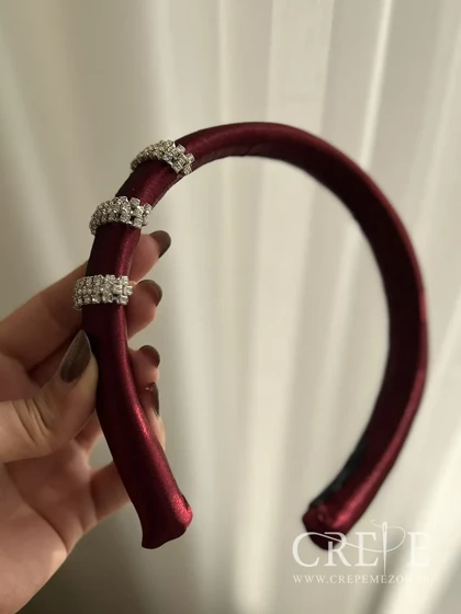 تل ساتن بغل نگینی