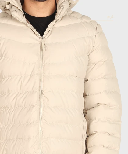 کاپشن مردانه ساده پف دار 6018