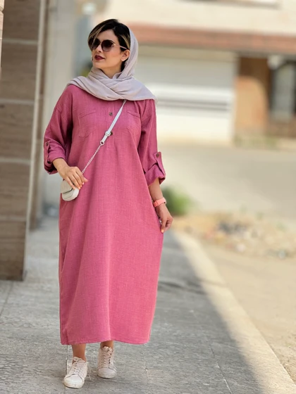 پیراهن مانتویی سوگل