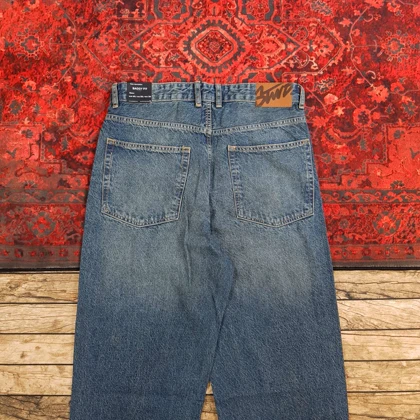 شلوار جین بگ استایل مردانه pull & bear کد 329 سایز 43 خارجی